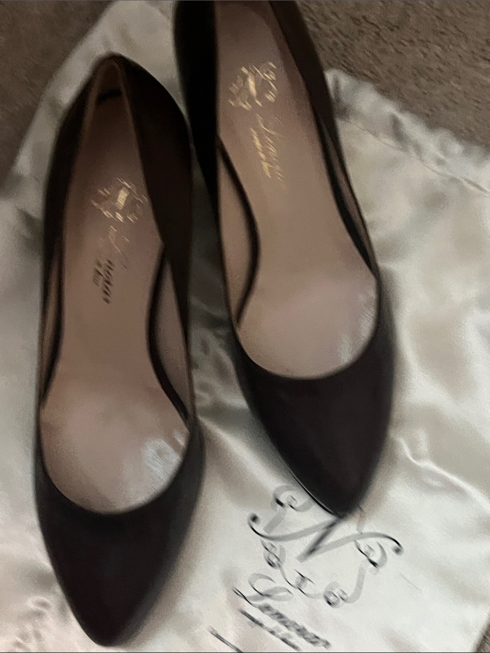 Dark Brown 3 Inch Lenora Scarpe di Lusso Pointed Toe Women's Pumps size 9